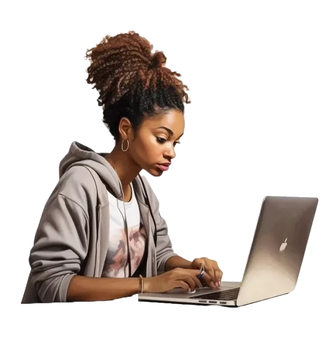 gols - image fille avec un laptop